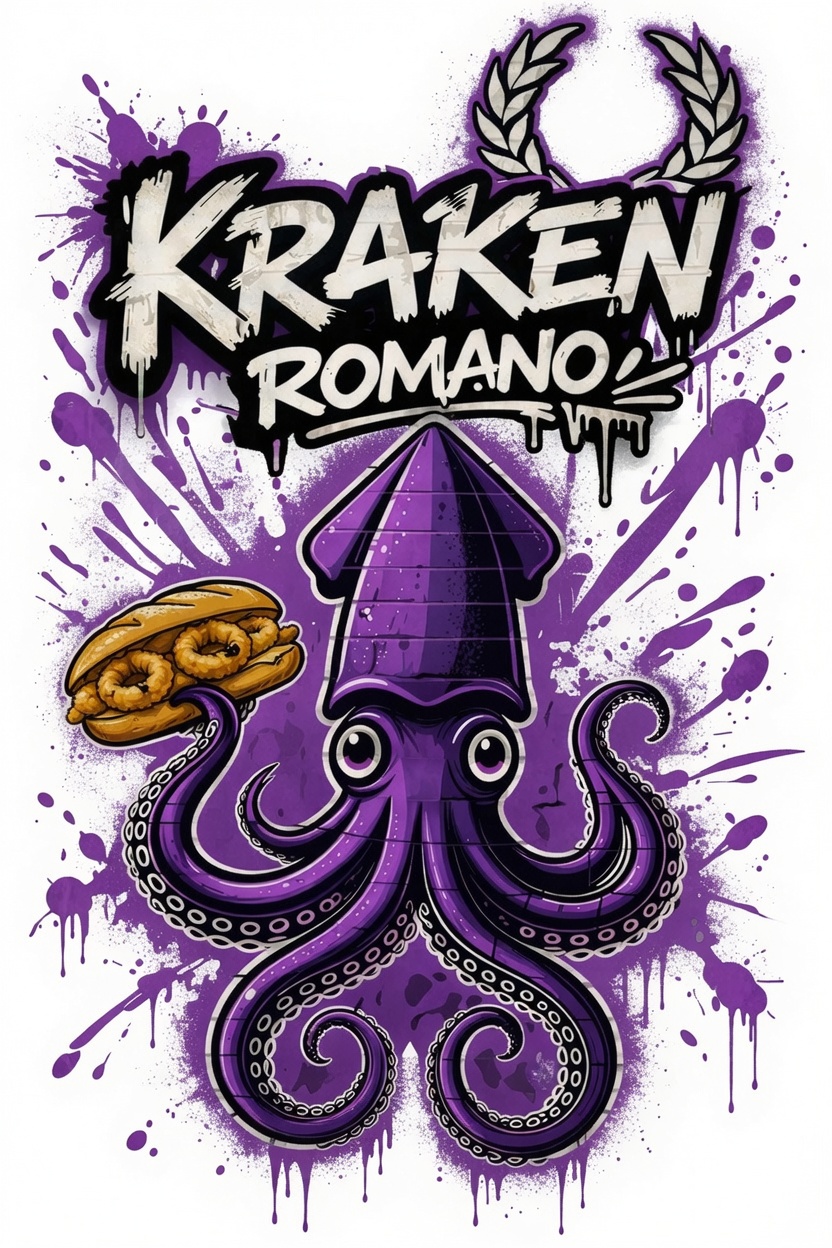 Kraken Romano Logo